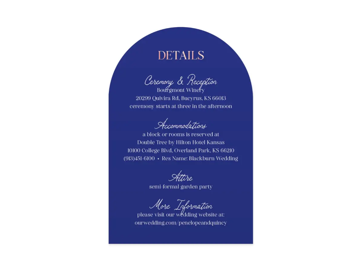 Wedding Invitation Shapes