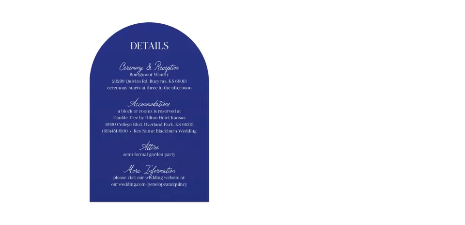 Wedding Invitation Shapes
