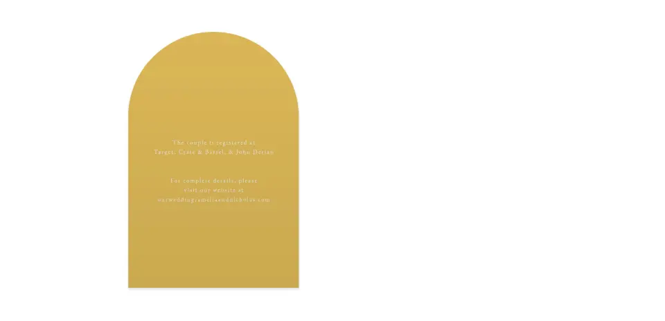 Wedding Invitation Shapes