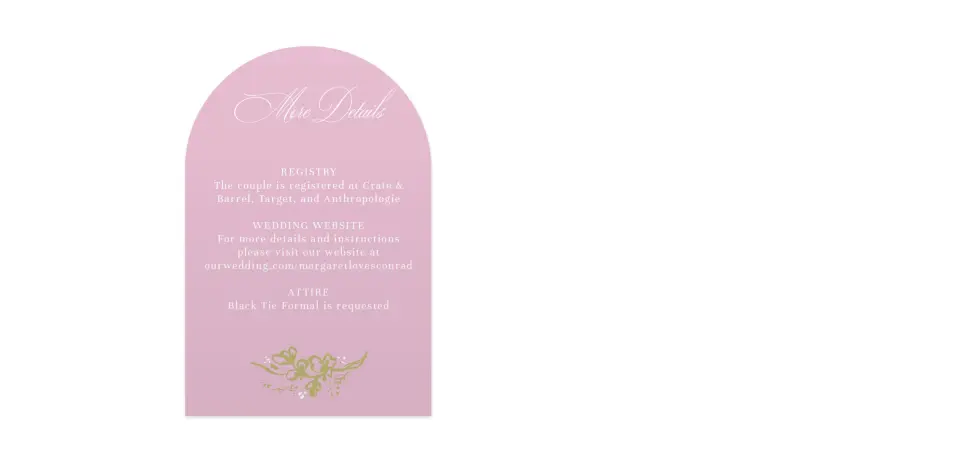 Wedding Invitation Shapes