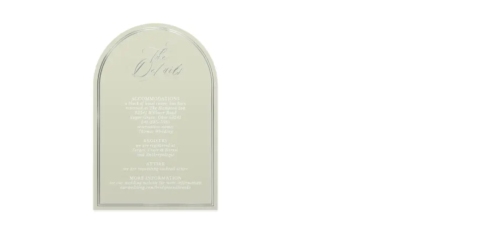Wedding Invitation Shapes