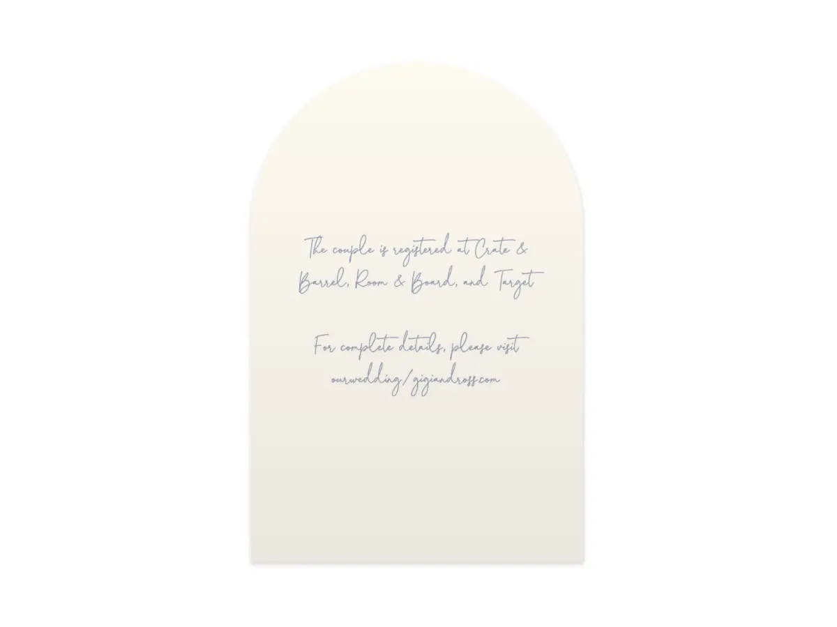 Wedding Invitation Shapes