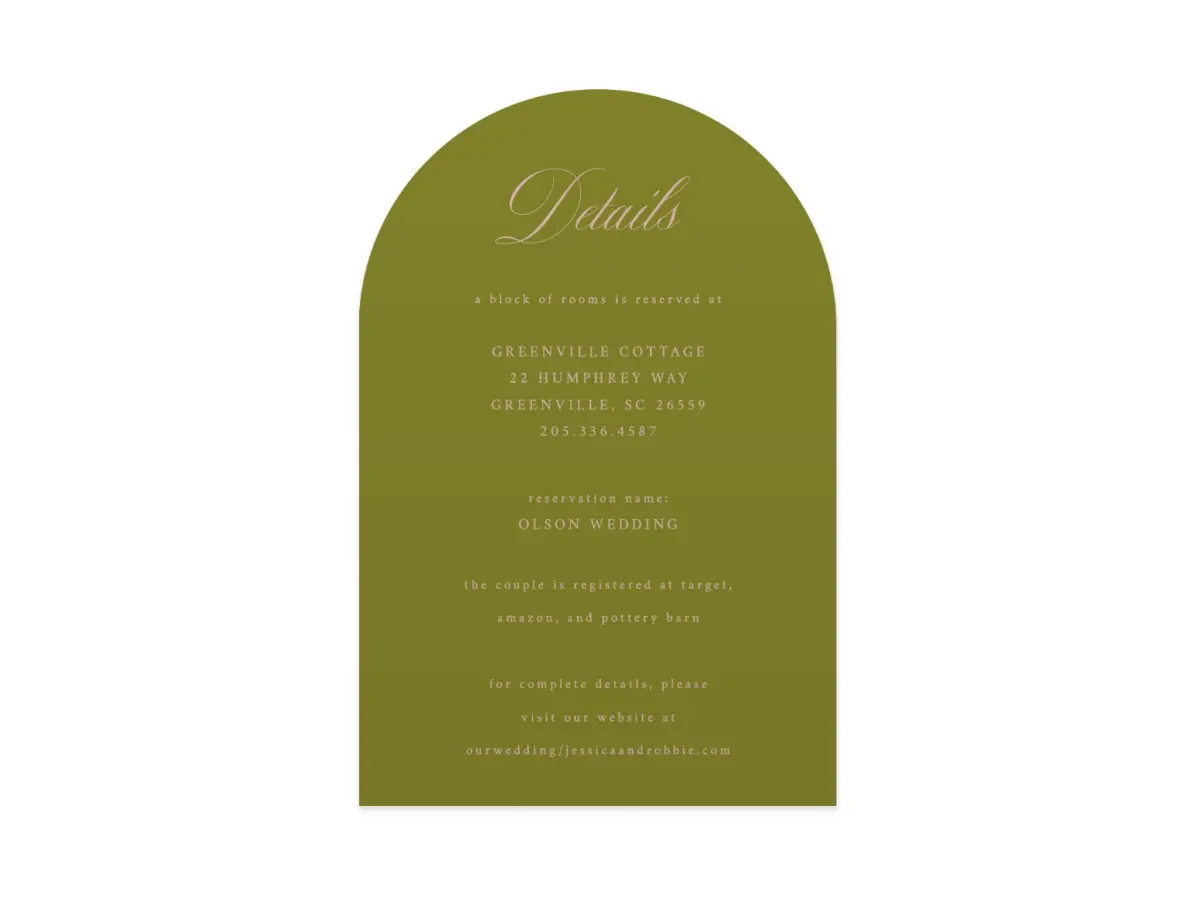 Wedding Invitation Shapes