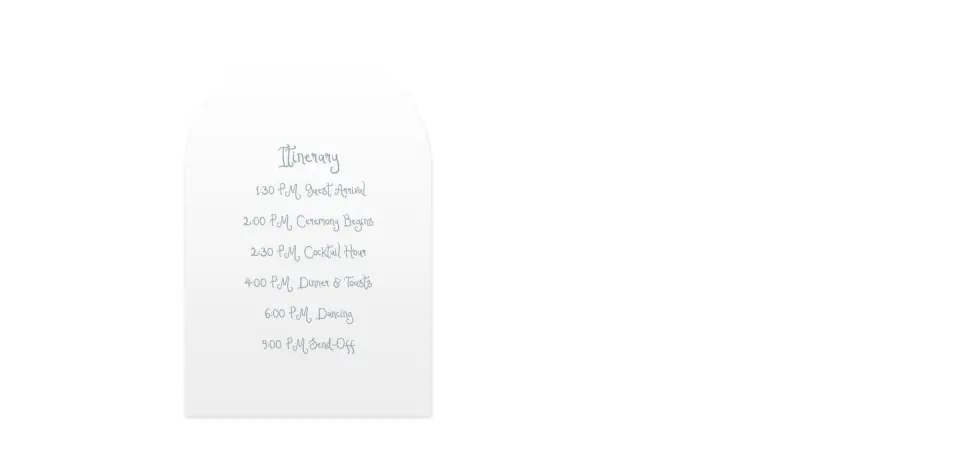 Wedding Invitation Shapes