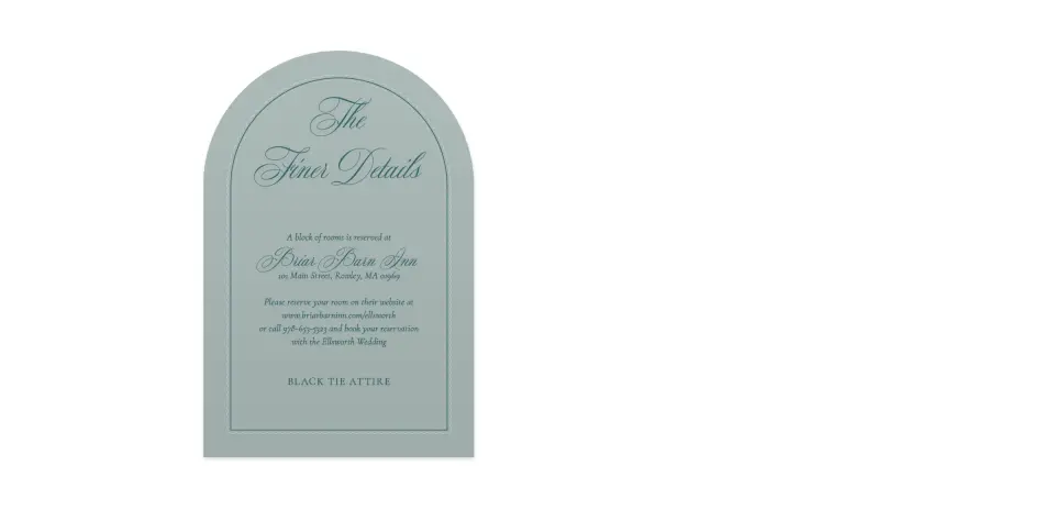 Wedding Invitation Shapes