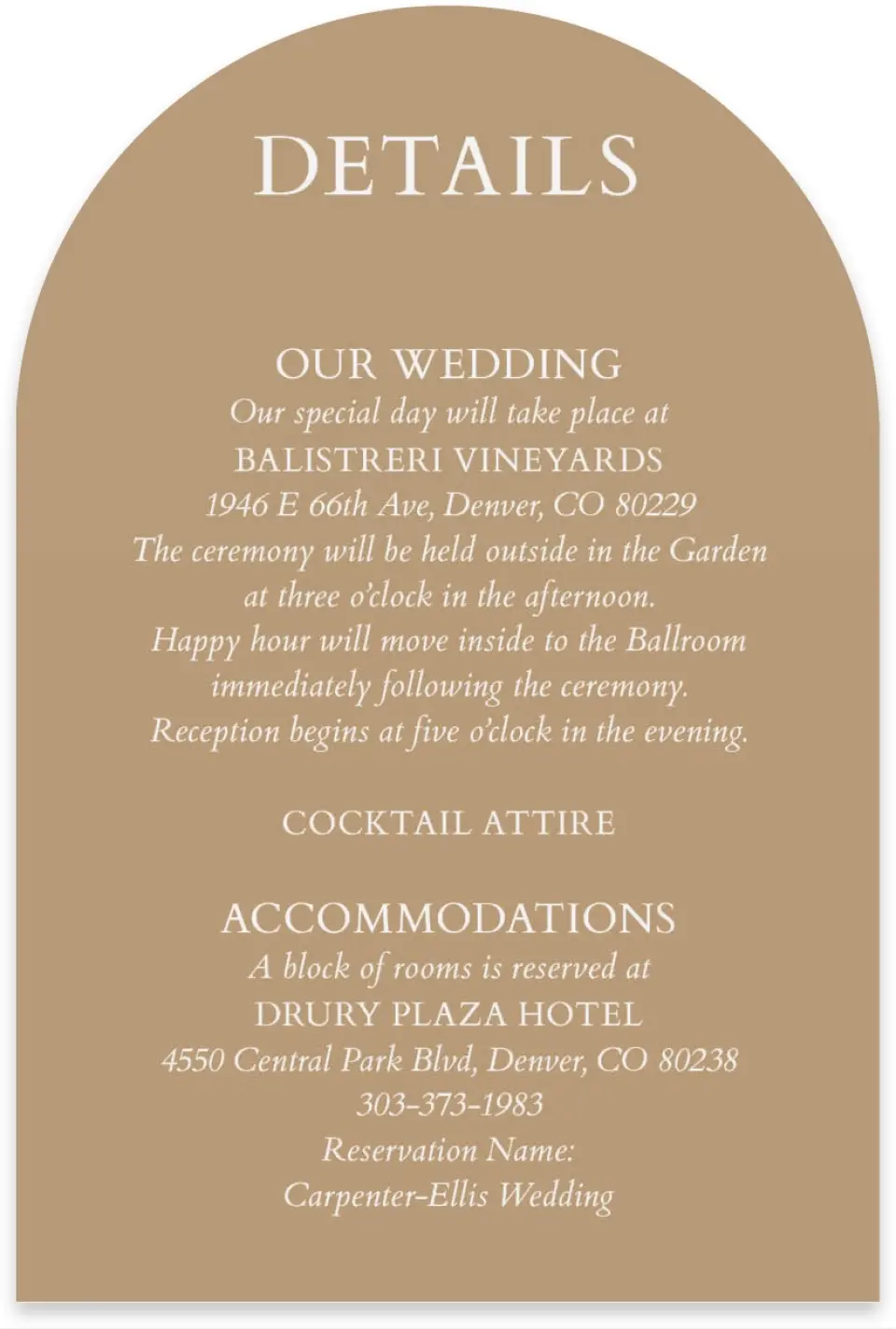 This is a 4" x 6" Wedding Invitation Enclosure Card called Soft Branchlets printed in full color on Luxe Satin paper