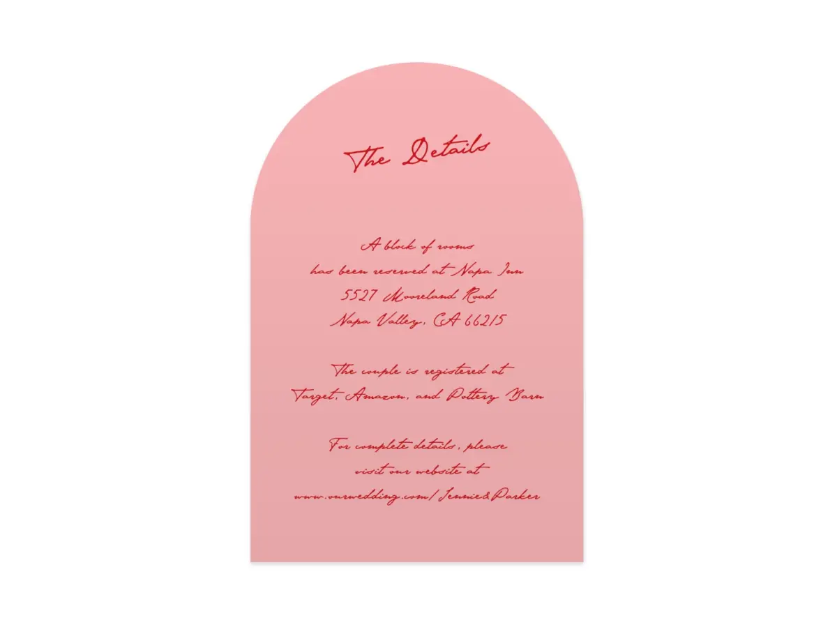 Wedding Invitation Shapes