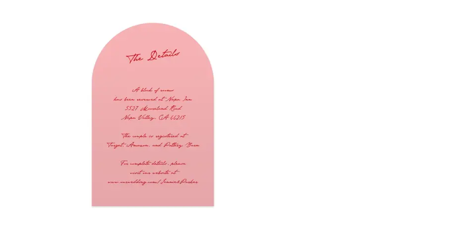 Wedding Invitation Shapes