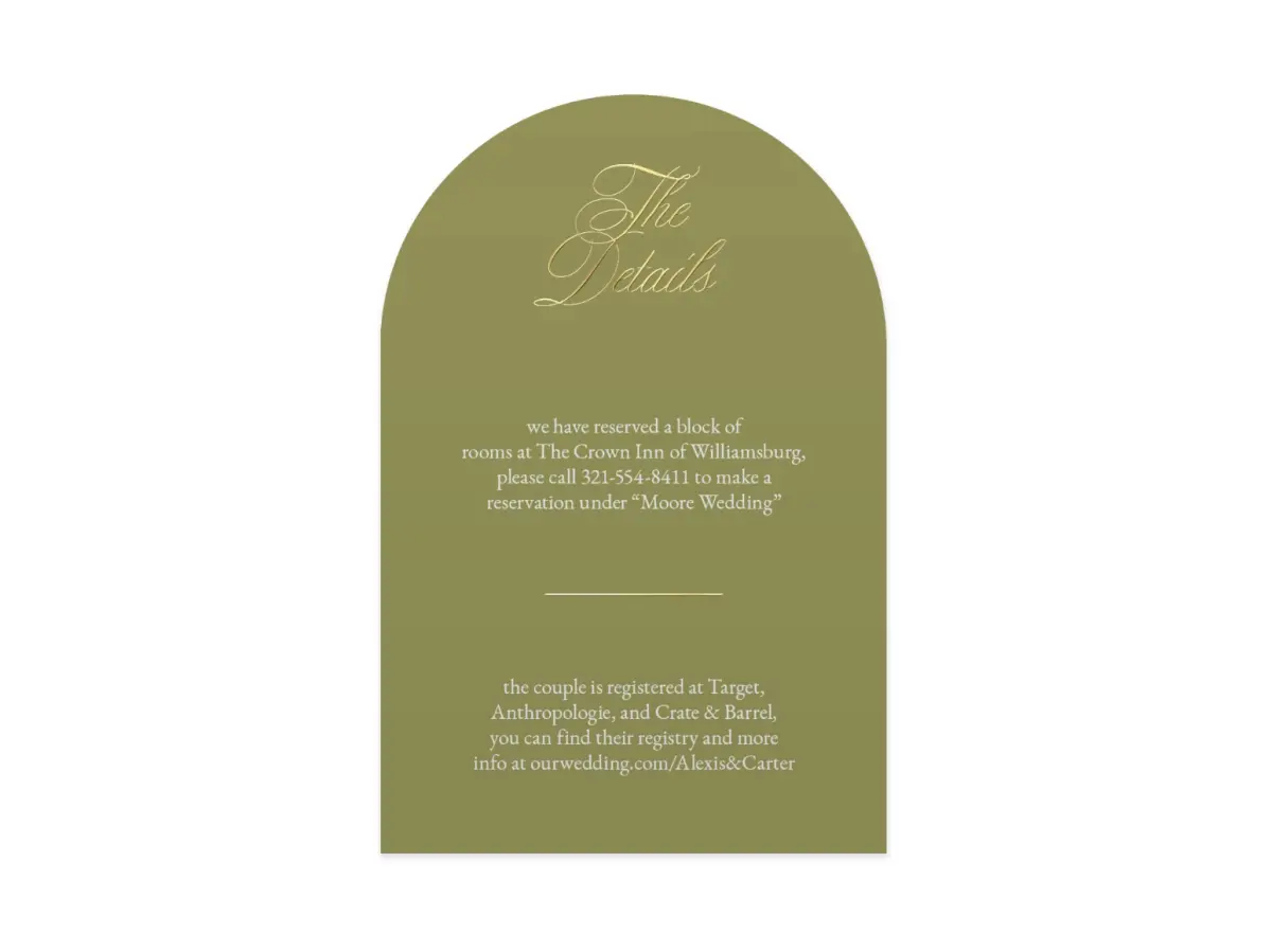 Wedding Invitation Shapes
