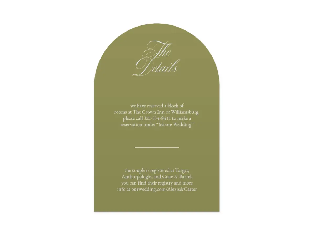 Wedding Invitation Shapes