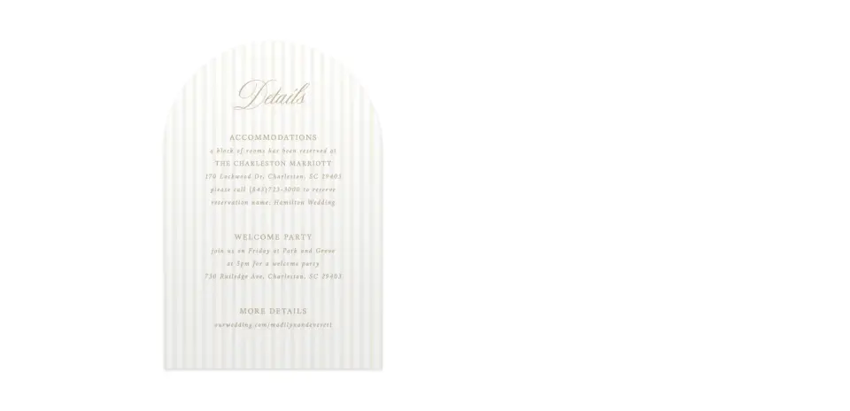 Wedding Invitation Shapes