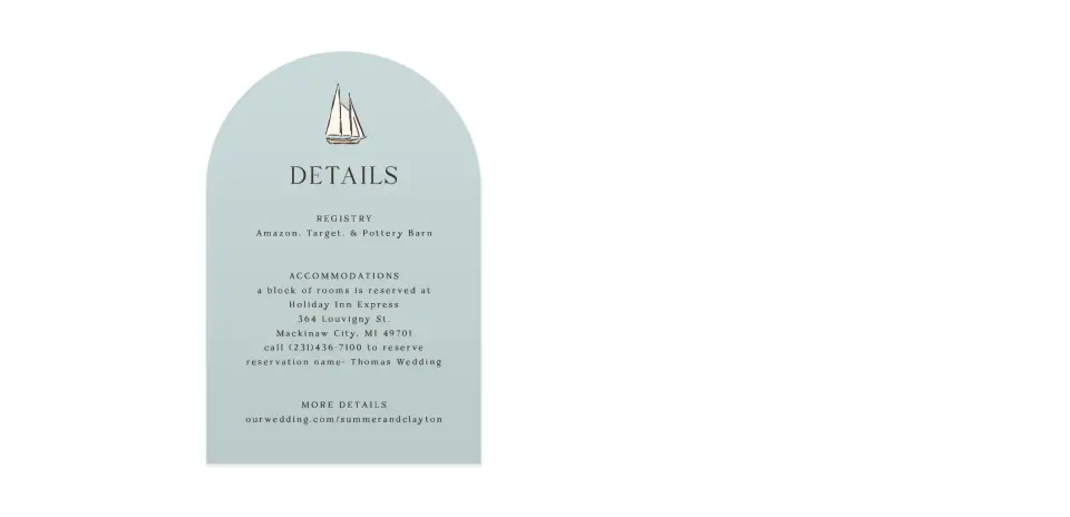 Wedding Invitation Shapes