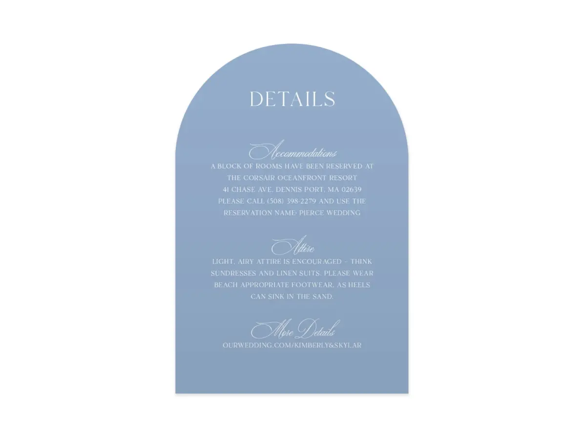 Wedding Invitation Shapes