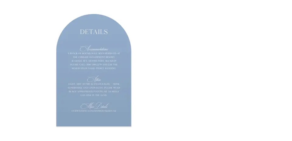 Wedding Invitation Shapes