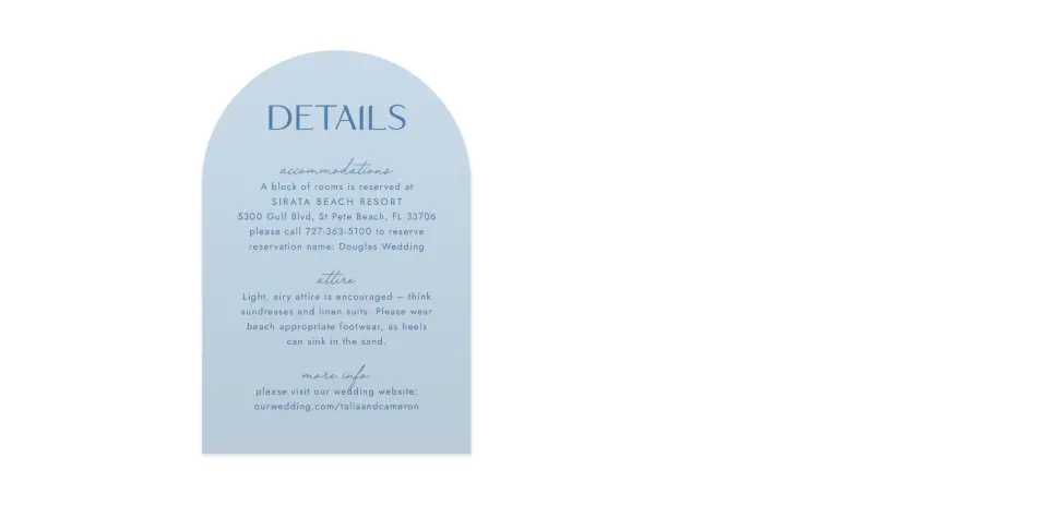 Wedding Invitation Shapes