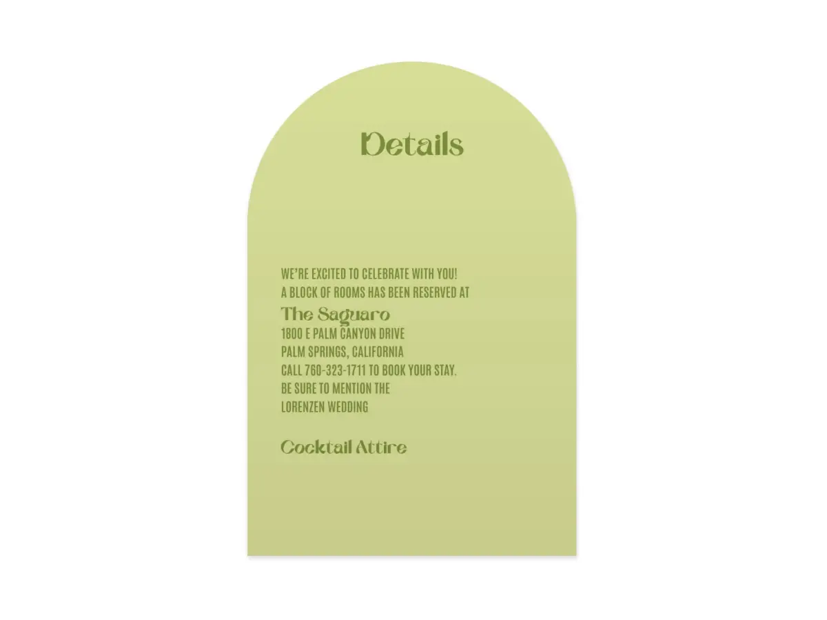Wedding Invitation Shapes
