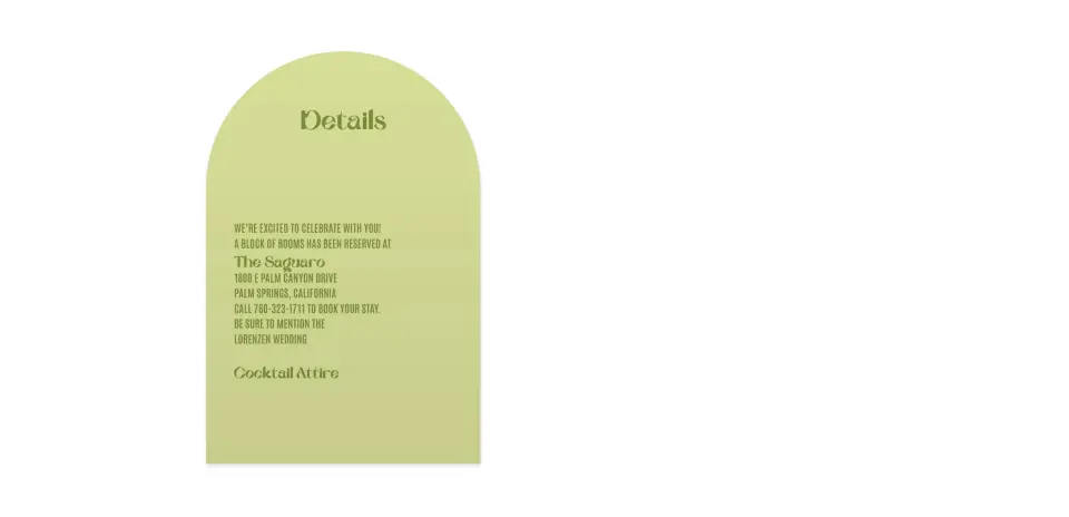 Wedding Invitation Shapes