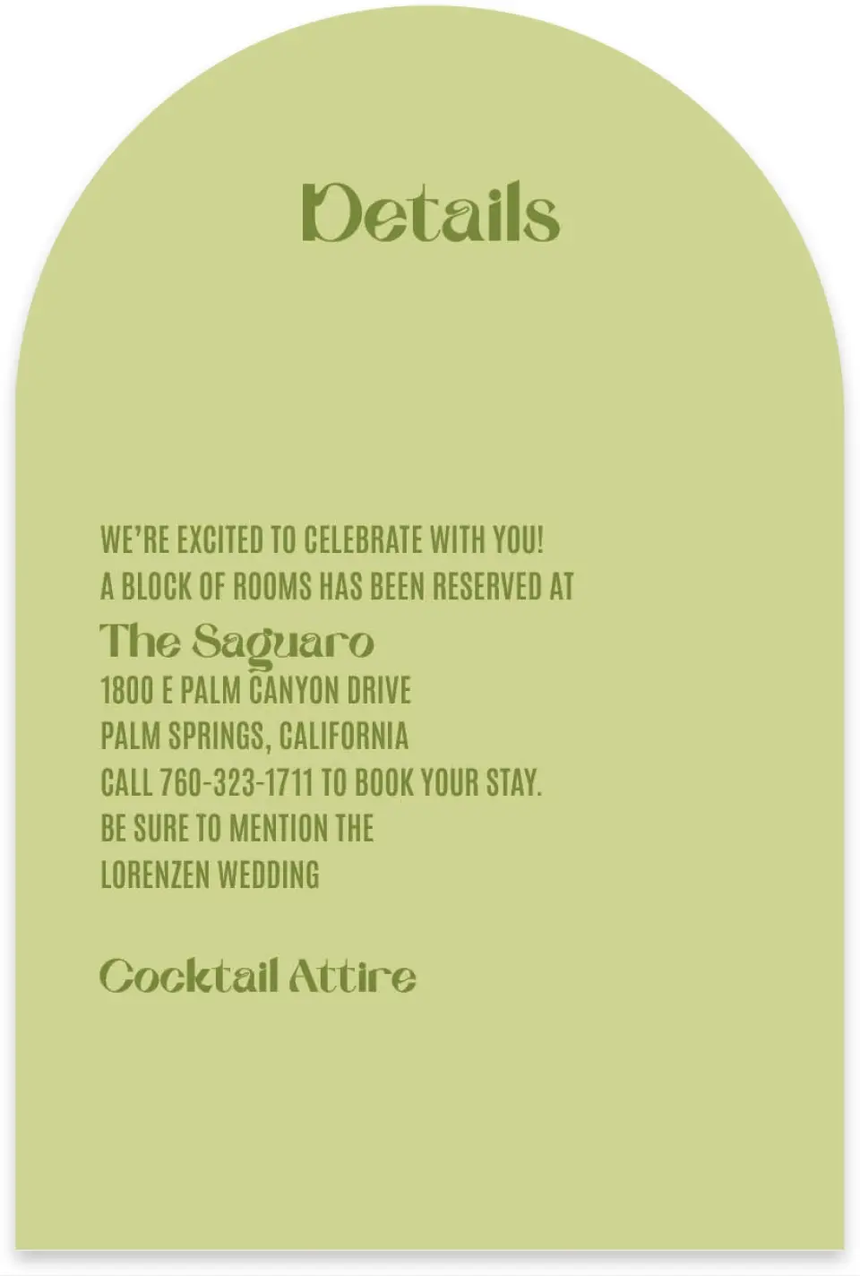 This is a 4" x 6" Wedding Invitation Enclosure Card called Zephyr printed in full color on Luxe Satin paper