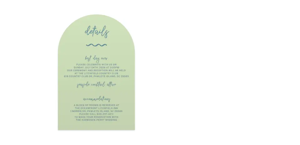 Wedding Invitation Shapes