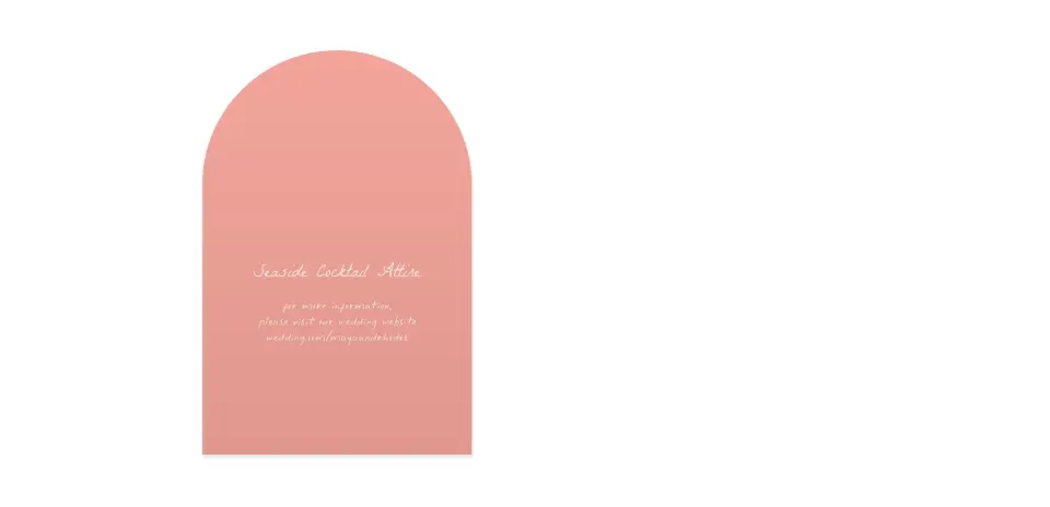 Wedding Invitation Shapes