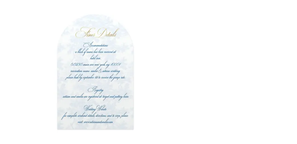 Wedding Invitation Shapes