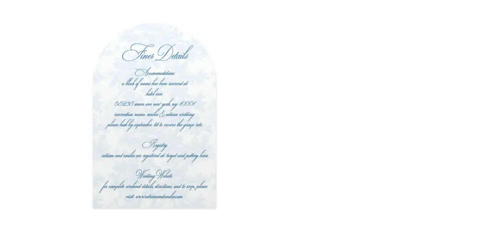 Wedding Invitation Shapes