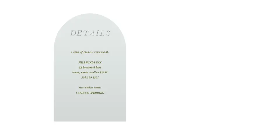 Wedding Invitation Shapes