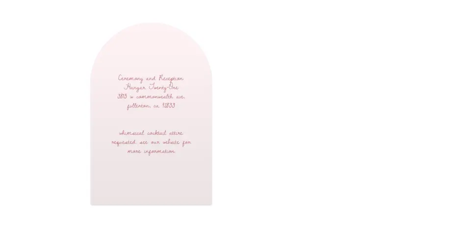 Wedding Invitation Shapes