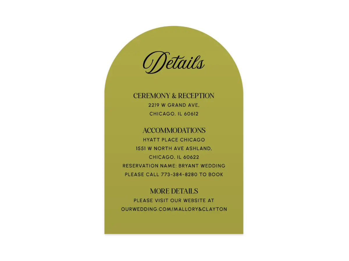 Wedding Invitation Shapes