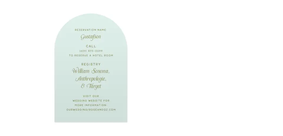 Wedding Invitation Shapes