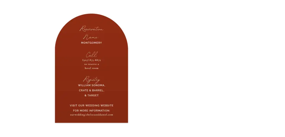 Wedding Invitation Shapes