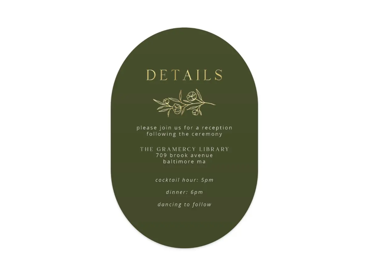 Wedding Invitation Shapes