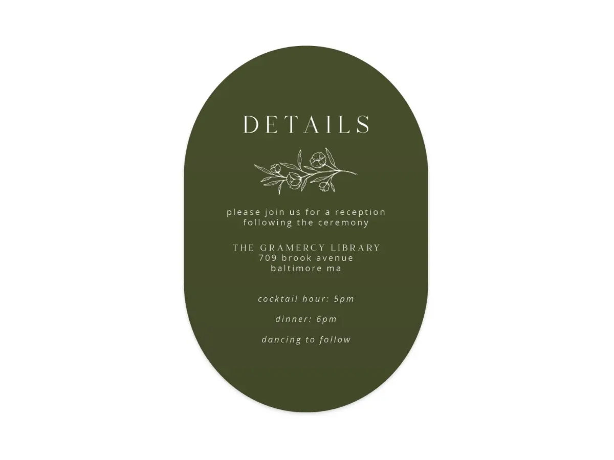 Wedding Invitation Shapes