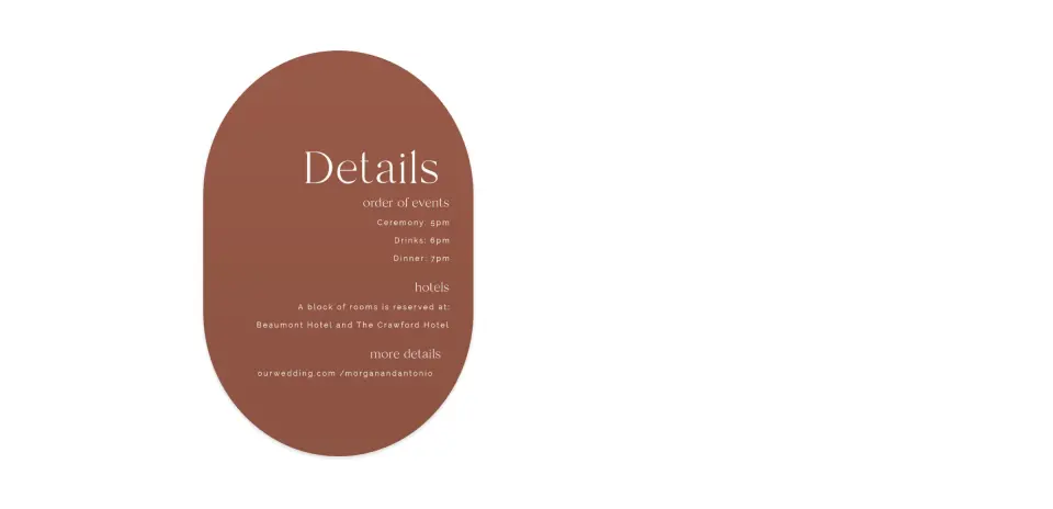 Wedding Invitation Shapes