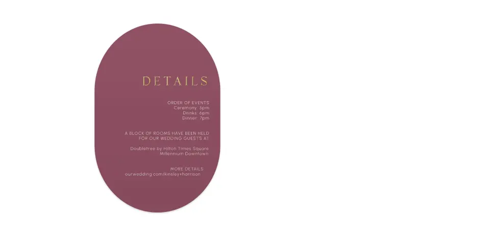 Wedding Invitation Shapes