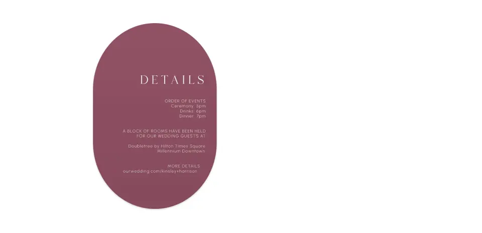 Wedding Invitation Shapes