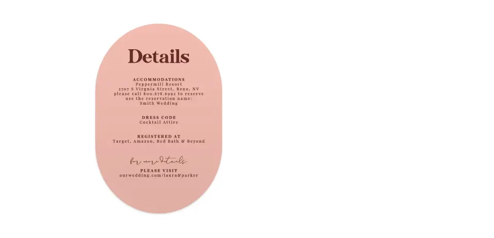Wedding Invitation Shapes