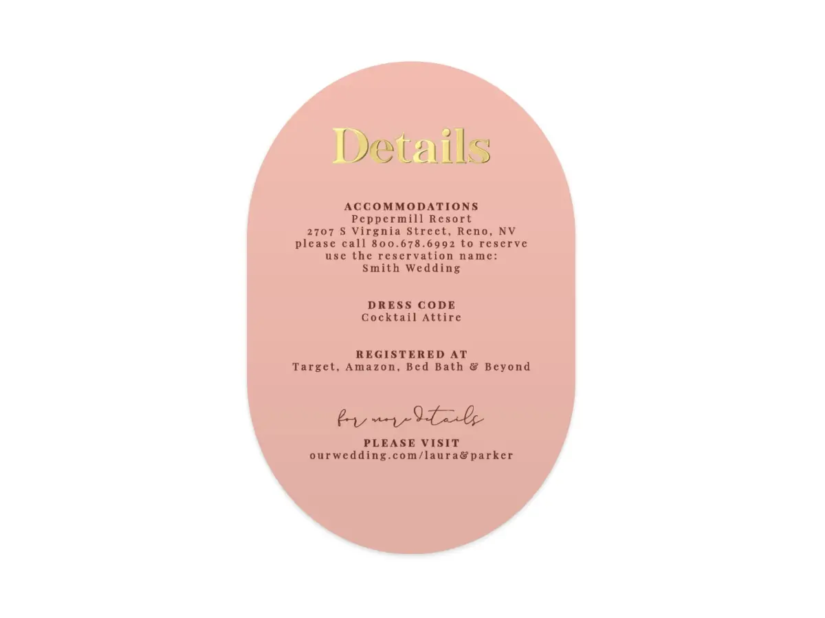 Wedding Invitation Shapes