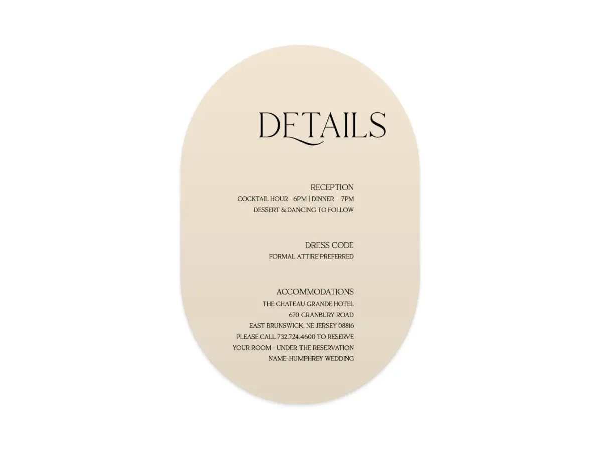 Wedding Invitation Shapes