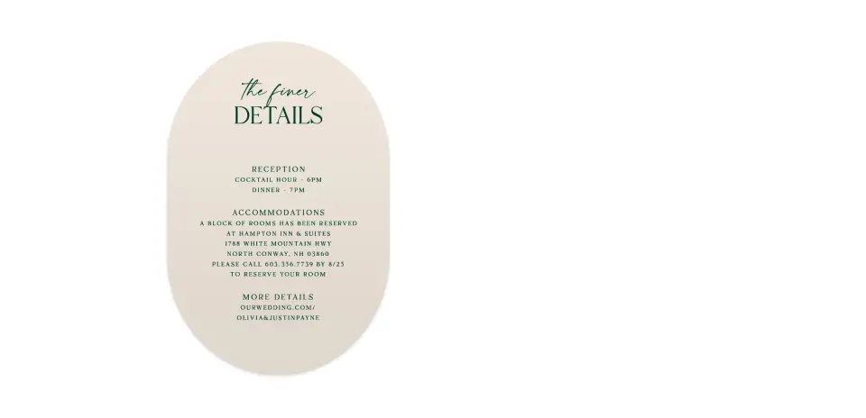Wedding Invitation Shapes