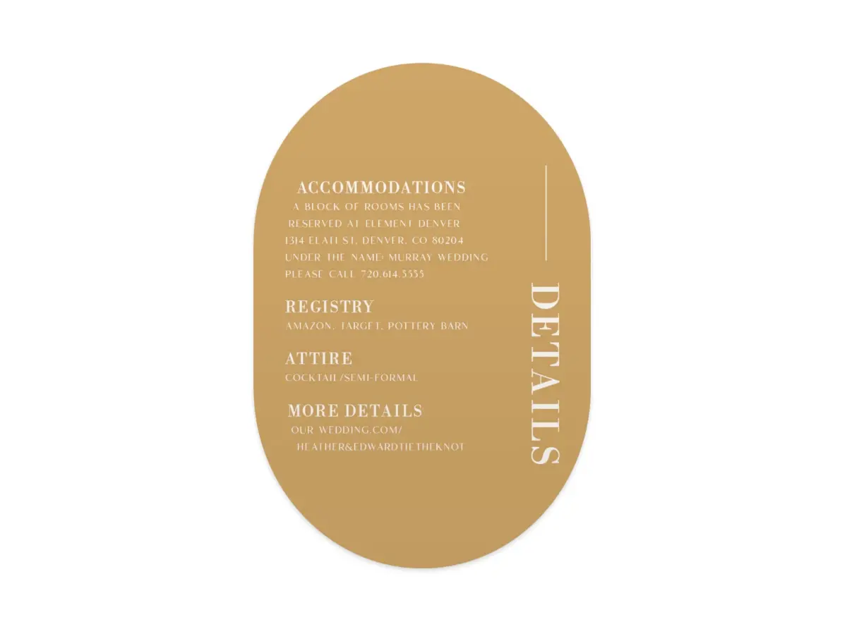 Wedding Invitation Shapes