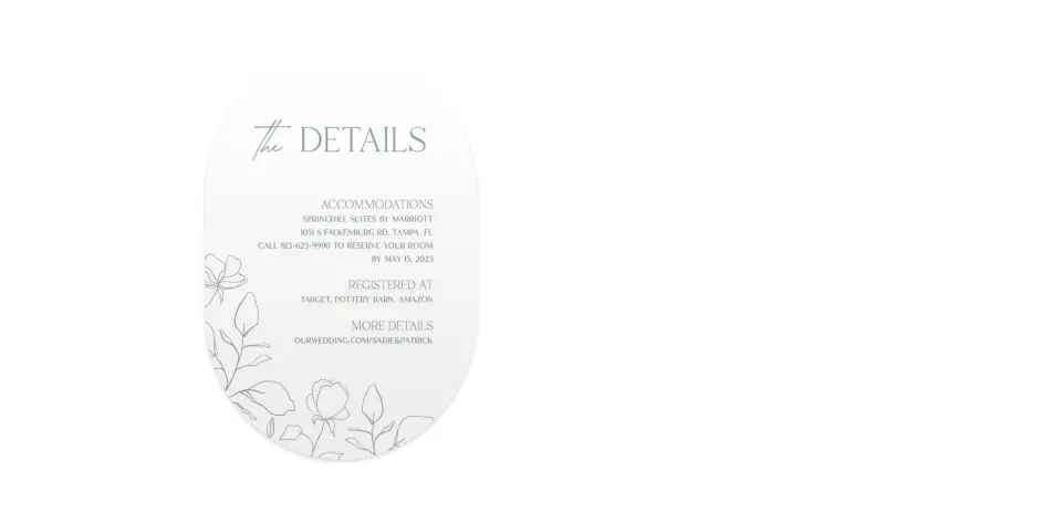 Wedding Invitation Shapes