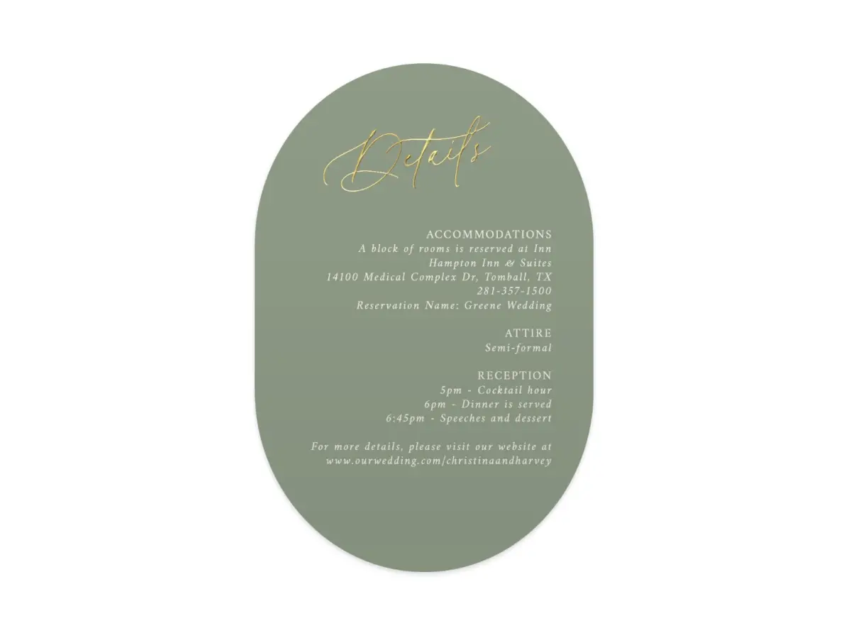 Wedding Invitation Shapes