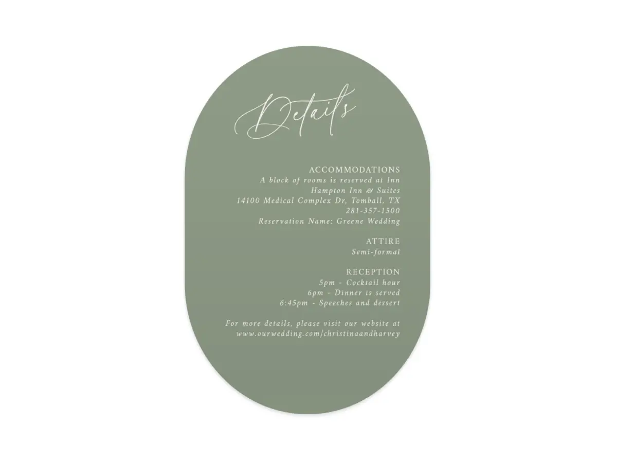 Wedding Invitation Shapes