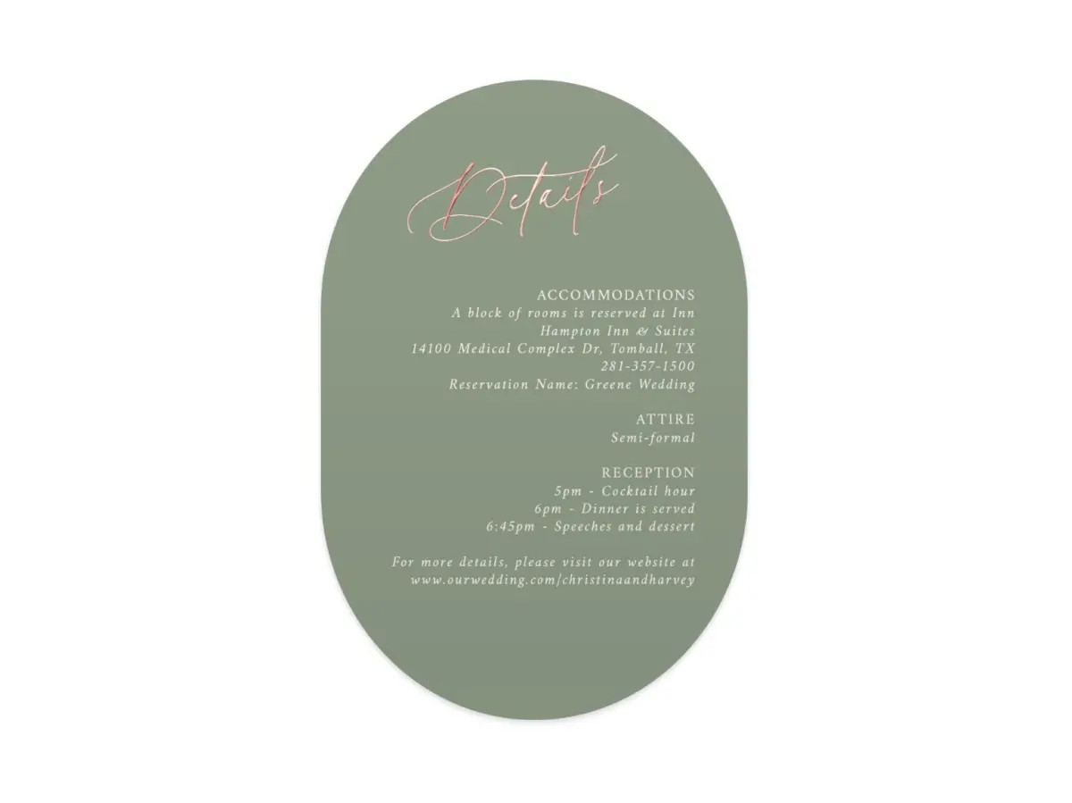 Wedding Invitation Shapes