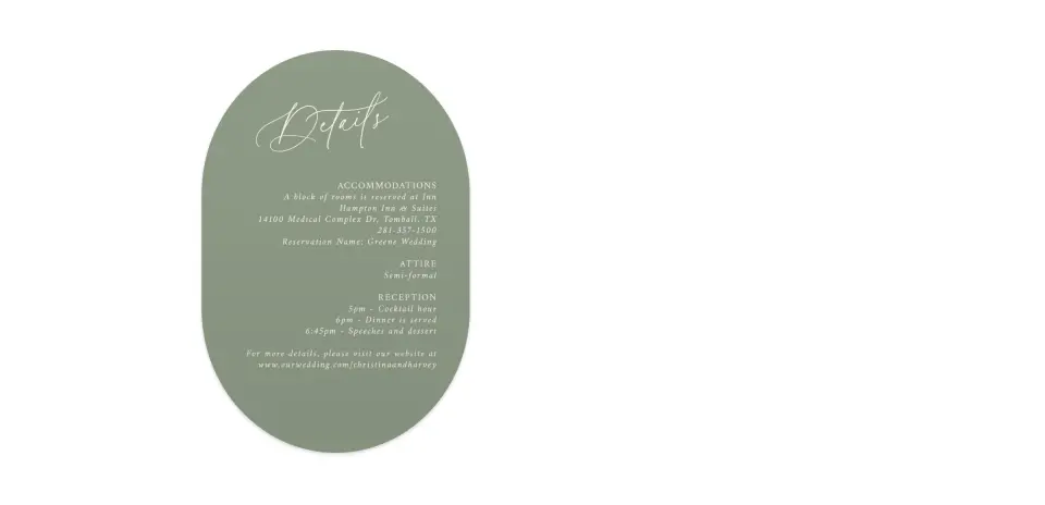 Wedding Invitation Shapes