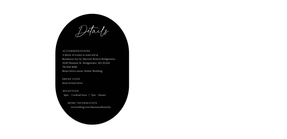 Wedding Invitation Shapes