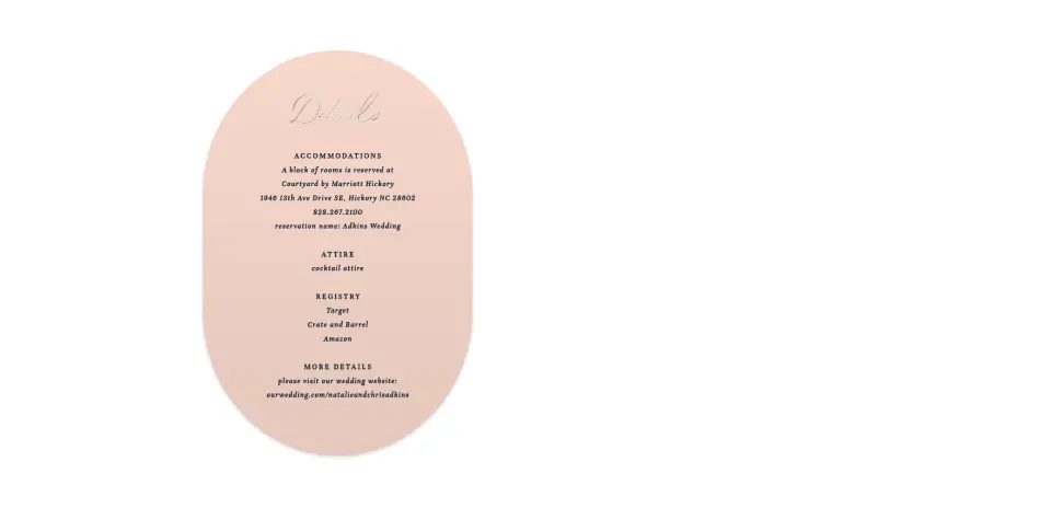 Wedding Invitation Shapes