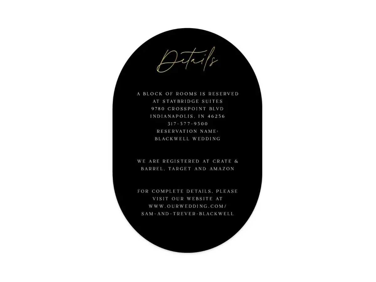 Wedding Invitation Shapes