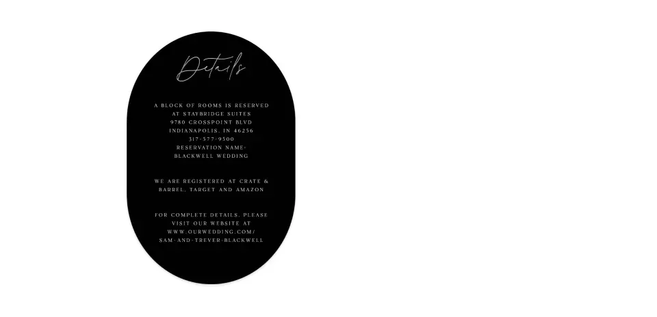 Wedding Invitation Shapes